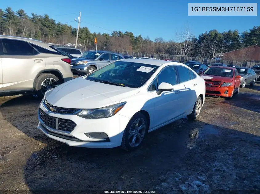 1G1BF5SM3H7167159 2017 Chevrolet Cruze Premier Auto