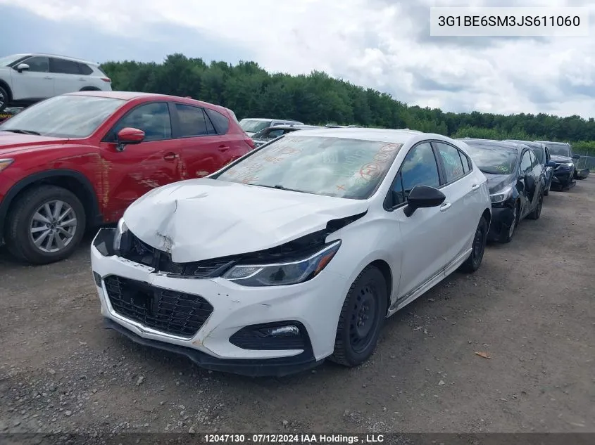 3G1BE6SM3JS611060 2018 Chevrolet Cruze