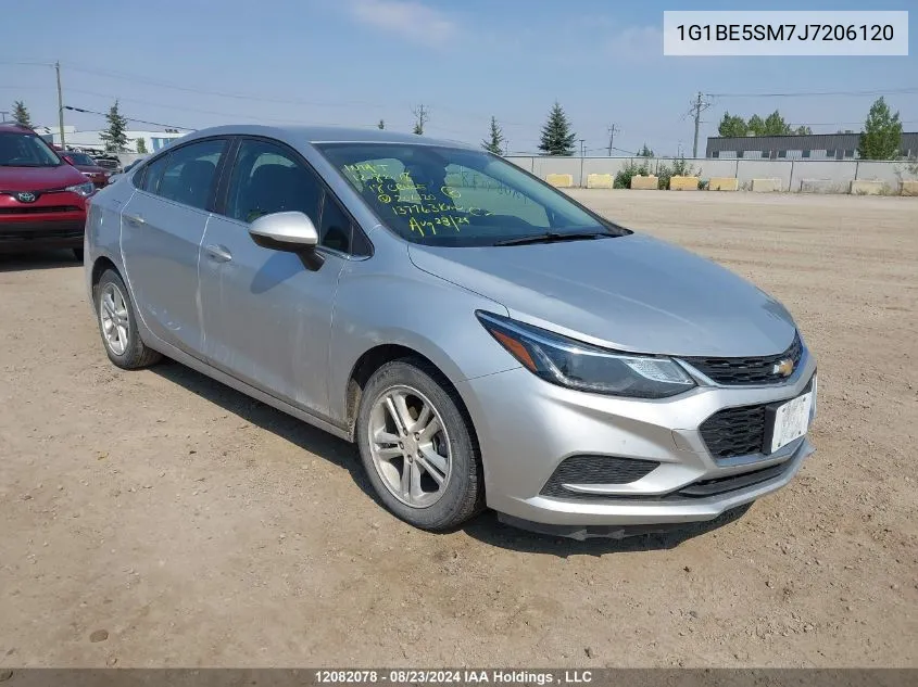 2018 Chevrolet Cruze VIN: 1G1BE5SM7J7206120 Lot: 12082078