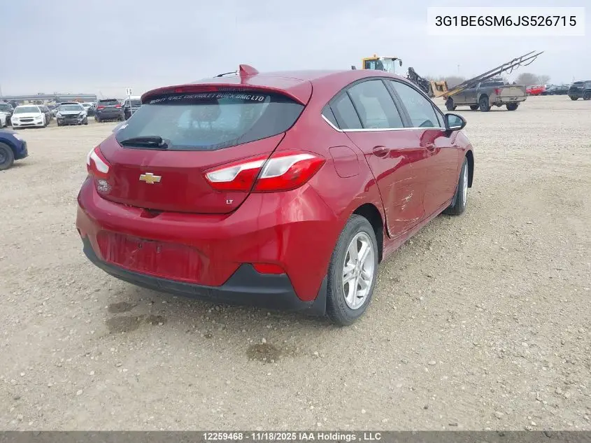 3G1BE6SM6JS526715 2018 Chevrolet Cruze Lt