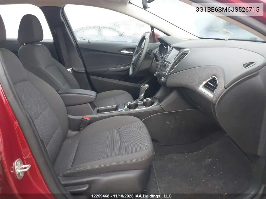 3G1BE6SM6JS526715 2018 Chevrolet Cruze Lt