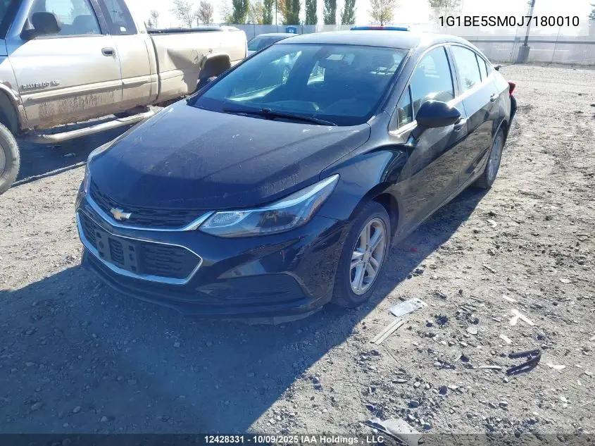 1G1BE5SM0J7180010 2018 Chevrolet Cruze Lt Auto