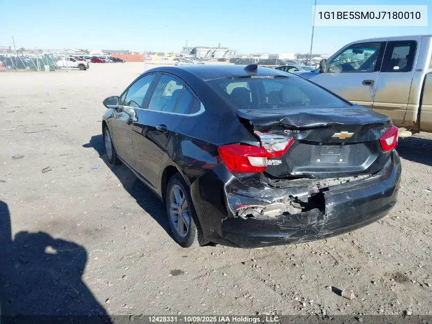 1G1BE5SM0J7180010 2018 Chevrolet Cruze Lt Auto