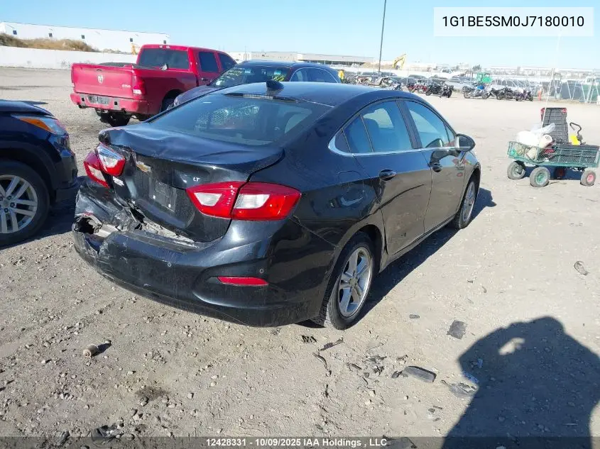 1G1BE5SM0J7180010 2018 Chevrolet Cruze Lt Auto