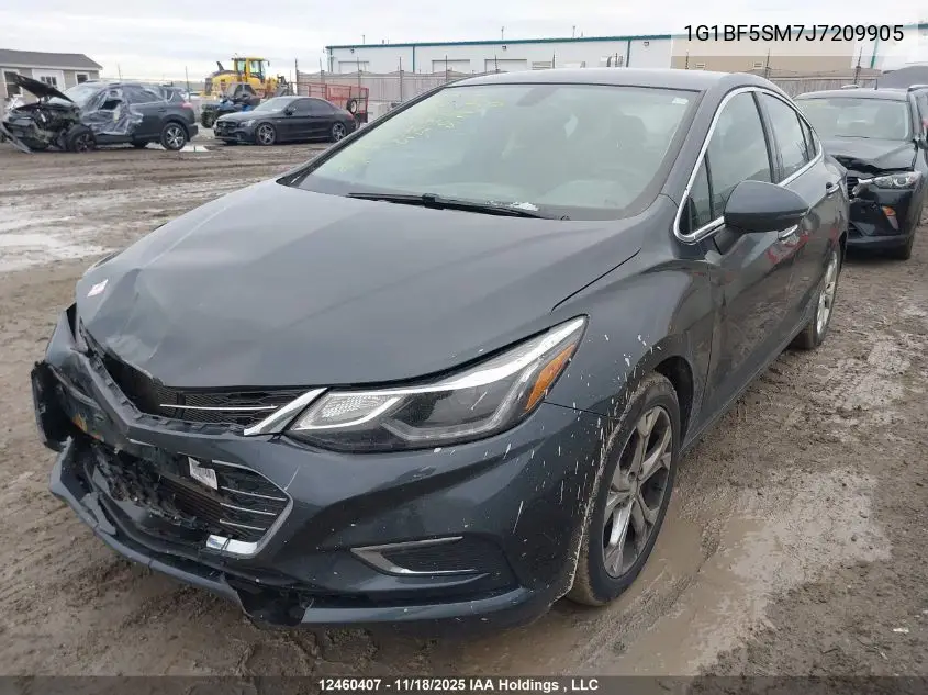 1G1BF5SM7J7209905 2018 Chevrolet Cruze Premier