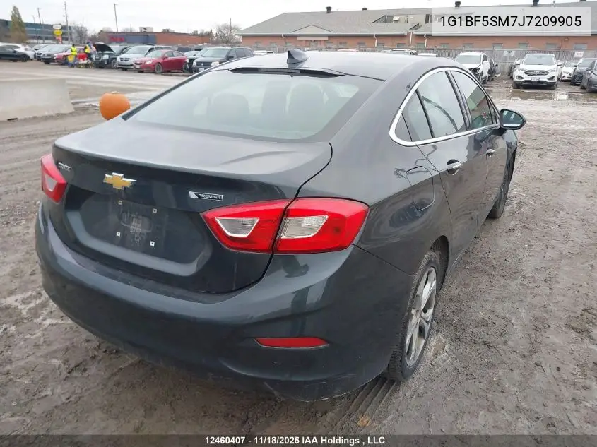 1G1BF5SM7J7209905 2018 Chevrolet Cruze Premier