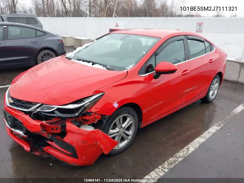 1G1BE5SM2J7111321 2018 Chevrolet Cruze