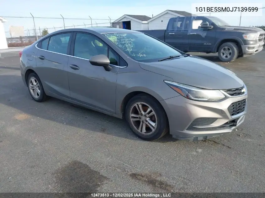1G1BE5SM0J7139599 2018 Chevrolet Cruze Lt Auto
