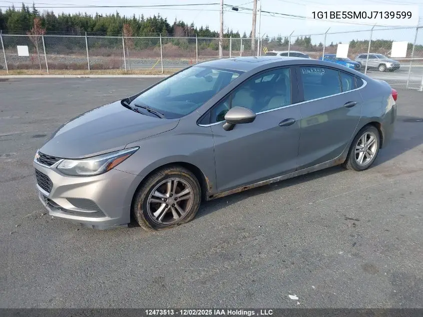 1G1BE5SM0J7139599 2018 Chevrolet Cruze Lt Auto