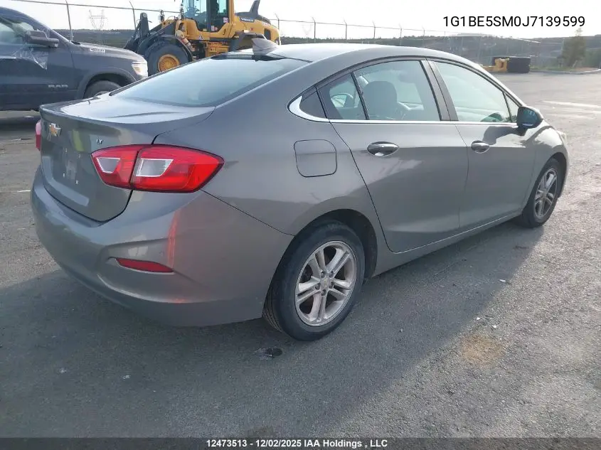 1G1BE5SM0J7139599 2018 Chevrolet Cruze Lt Auto
