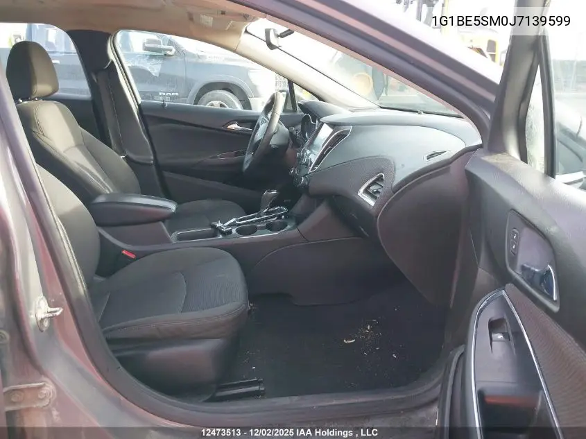 1G1BE5SM0J7139599 2018 Chevrolet Cruze Lt Auto