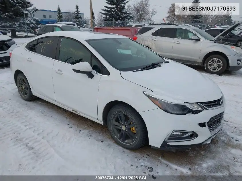 1G1BE5SM0J7170593 2018 Chevrolet Cruze Lt