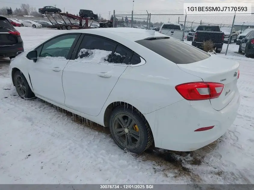 1G1BE5SM0J7170593 2018 Chevrolet Cruze Lt