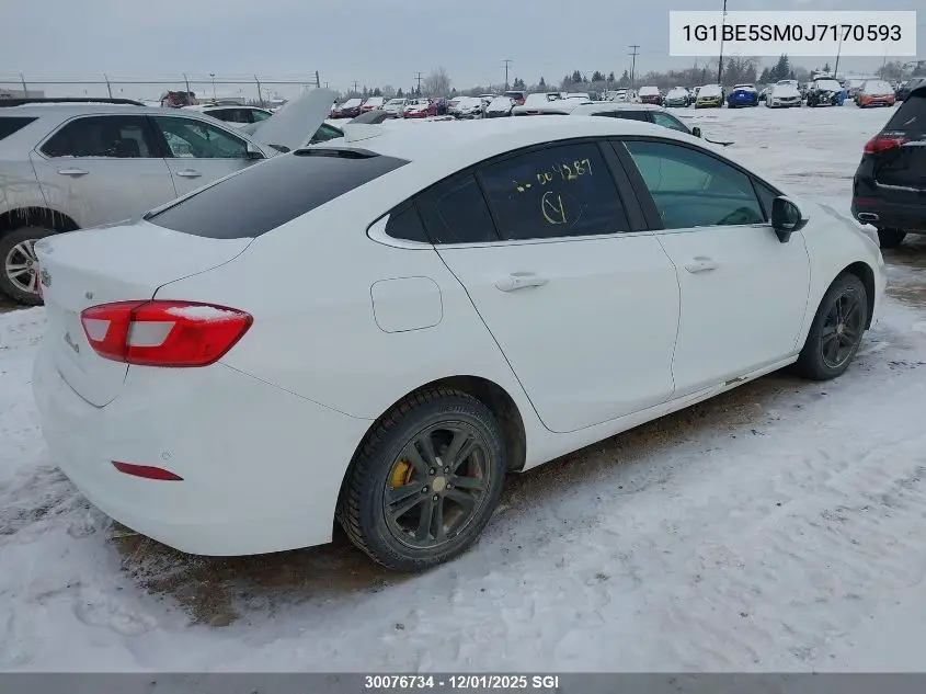 1G1BE5SM0J7170593 2018 Chevrolet Cruze Lt