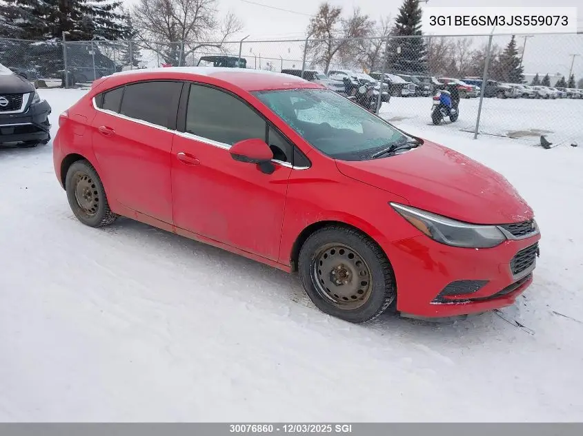 3G1BE6SM3JS559073 2018 Chevrolet Cruze Lt
