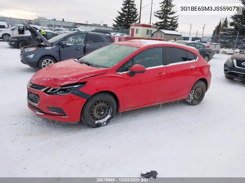 3G1BE6SM3JS559073 2018 Chevrolet Cruze Lt
