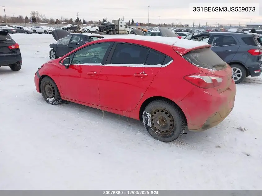 3G1BE6SM3JS559073 2018 Chevrolet Cruze Lt