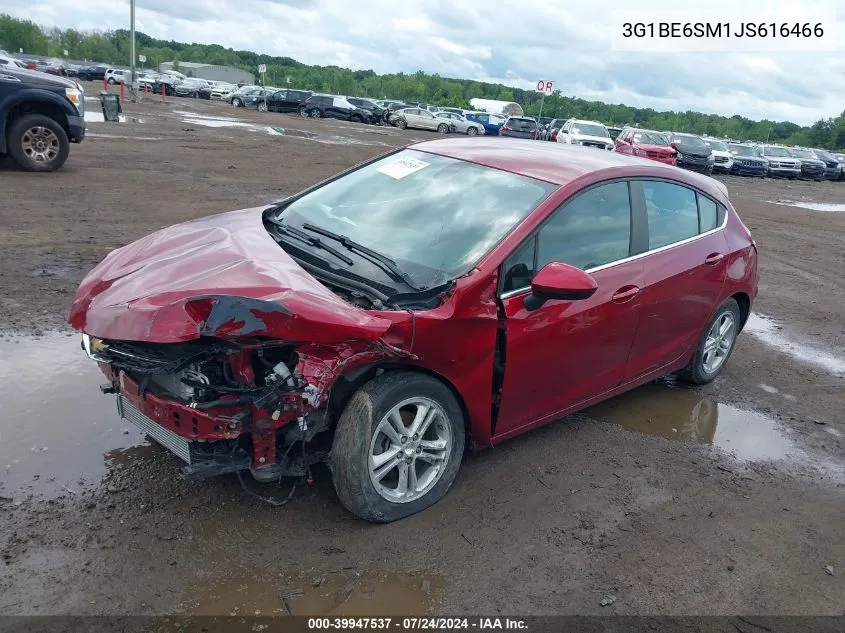 3G1BE6SM1JS616466 2018 Chevrolet Cruze Lt Auto