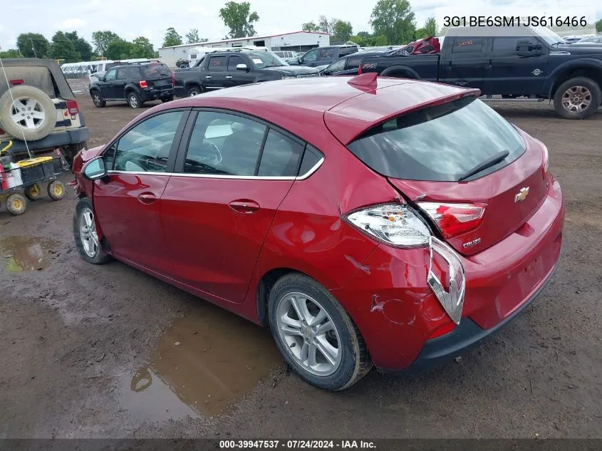 3G1BE6SM1JS616466 2018 Chevrolet Cruze Lt Auto