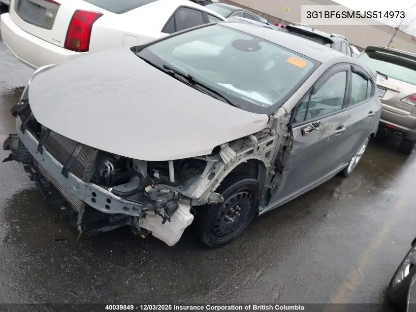 3G1BF6SM5JS514973 2018 Chevrolet Cruze