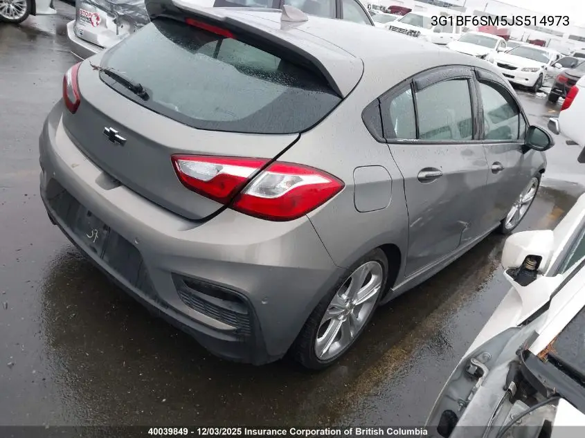 3G1BF6SM5JS514973 2018 Chevrolet Cruze