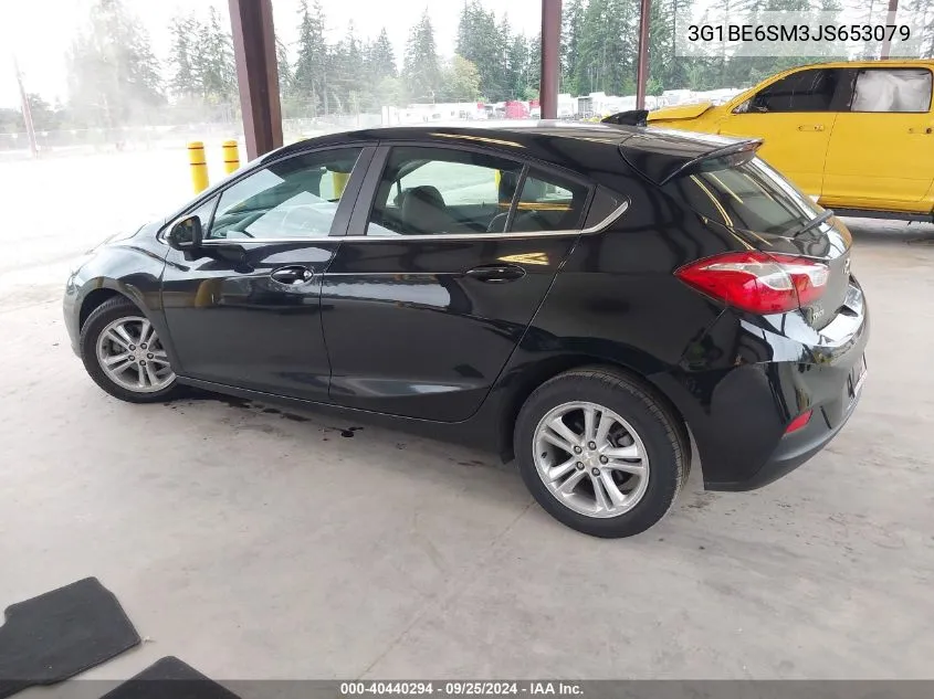 3G1BE6SM3JS653079 2018 Chevrolet Cruze Lt Auto