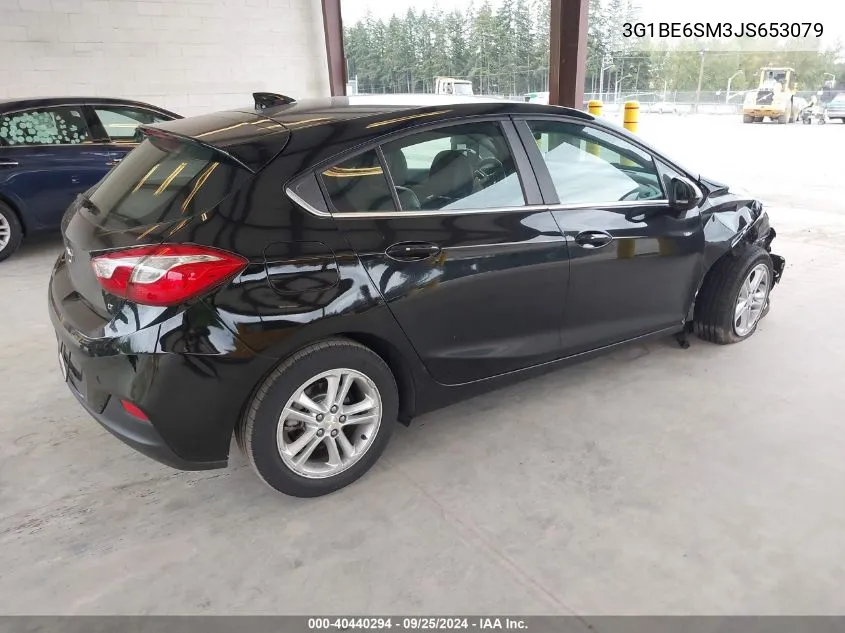 3G1BE6SM3JS653079 2018 Chevrolet Cruze Lt Auto