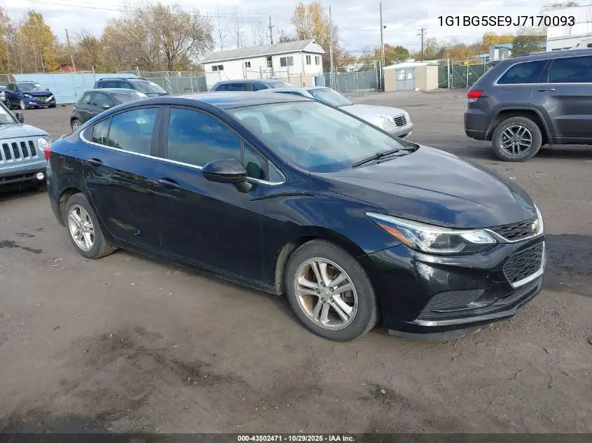 1G1BG5SE9J7170093 2018 Chevrolet Cruze Lt Manual