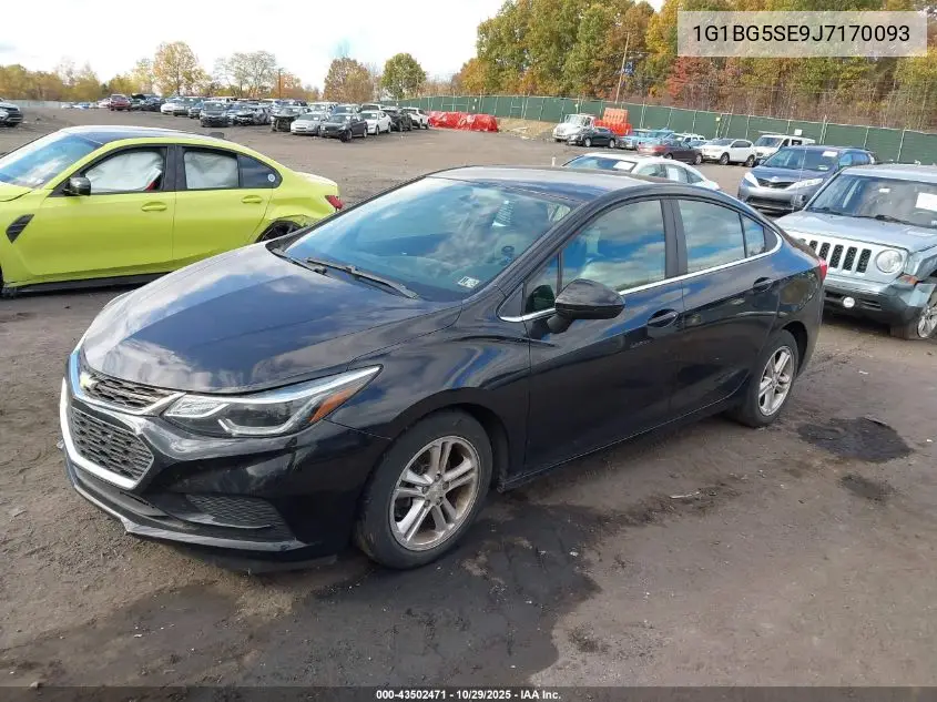 1G1BG5SE9J7170093 2018 Chevrolet Cruze Lt Manual