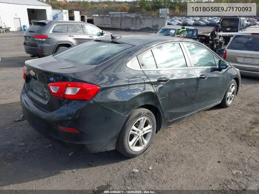 1G1BG5SE9J7170093 2018 Chevrolet Cruze Lt Manual