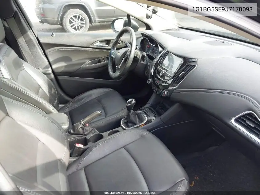 1G1BG5SE9J7170093 2018 Chevrolet Cruze Lt Manual