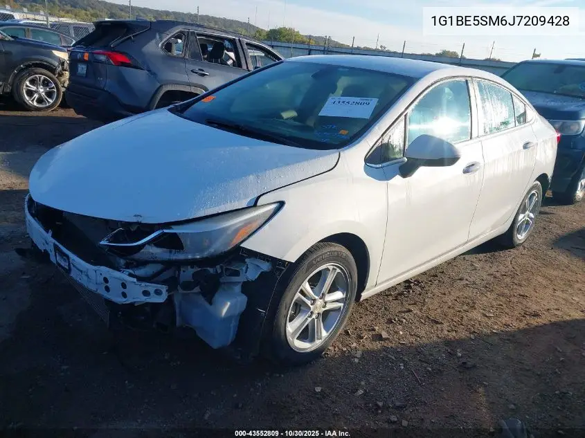 1G1BE5SM6J7209428 2018 Chevrolet Cruze Lt Auto