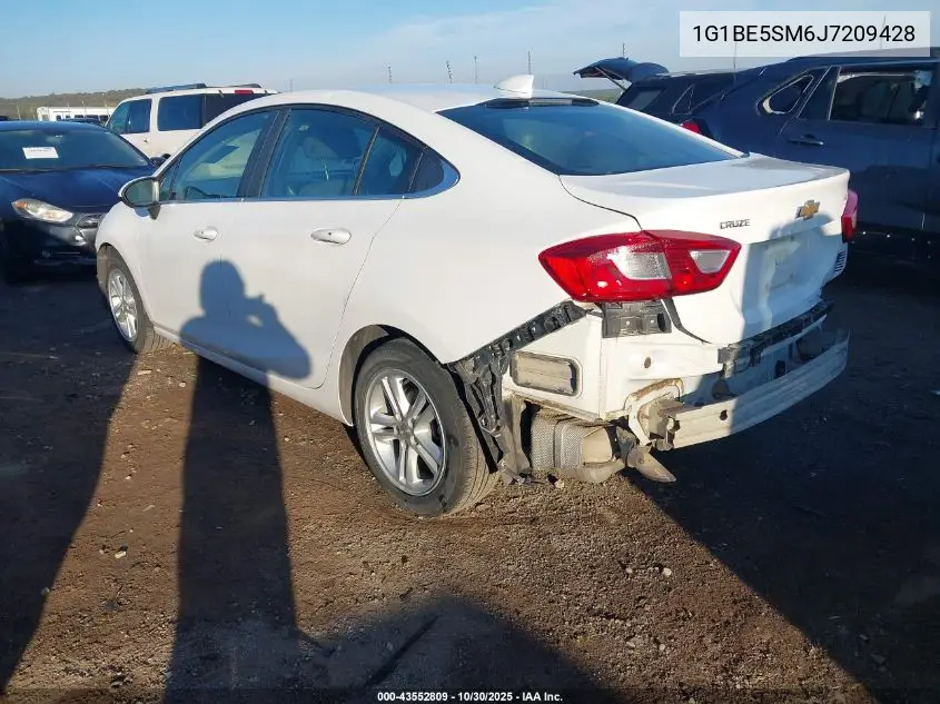 1G1BE5SM6J7209428 2018 Chevrolet Cruze Lt Auto