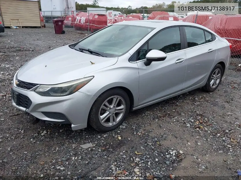 1G1BE5SM5J7138917 2018 Chevrolet Cruze Lt Auto