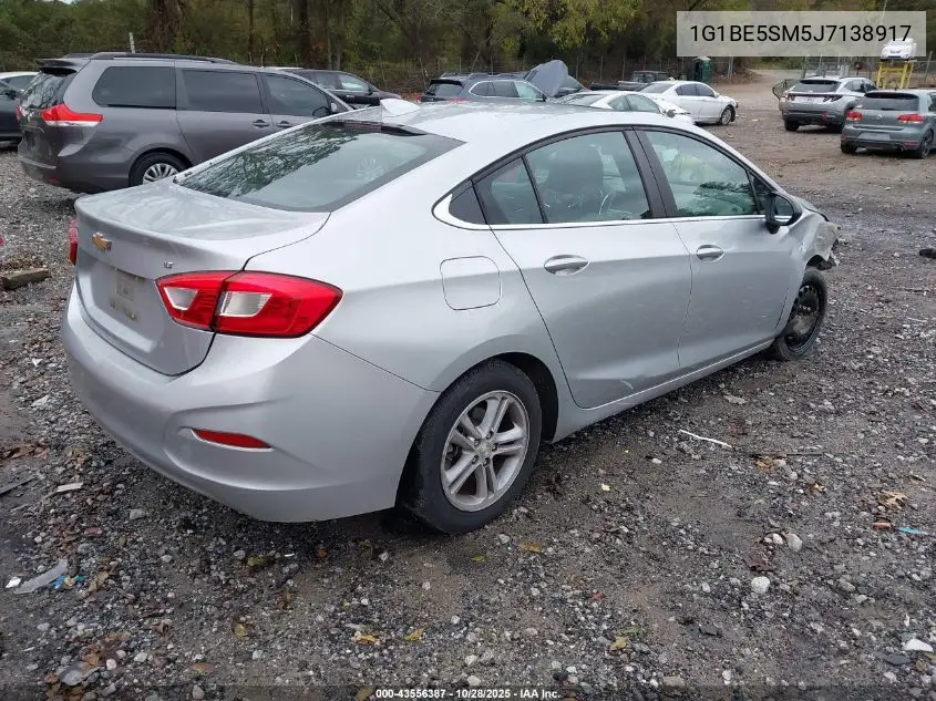 1G1BE5SM5J7138917 2018 Chevrolet Cruze Lt Auto