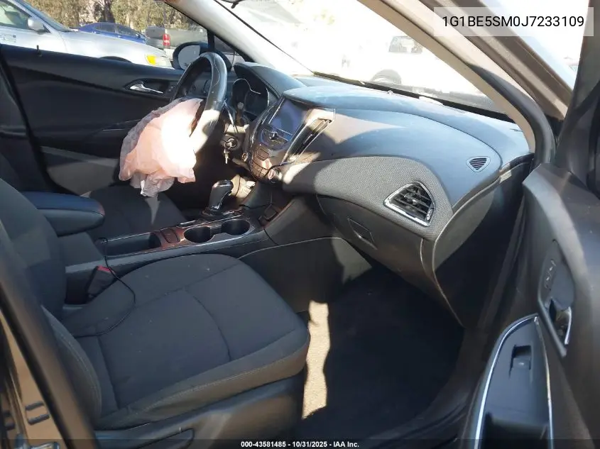 1G1BE5SM0J7233109 2018 Chevrolet Cruze Lt Auto