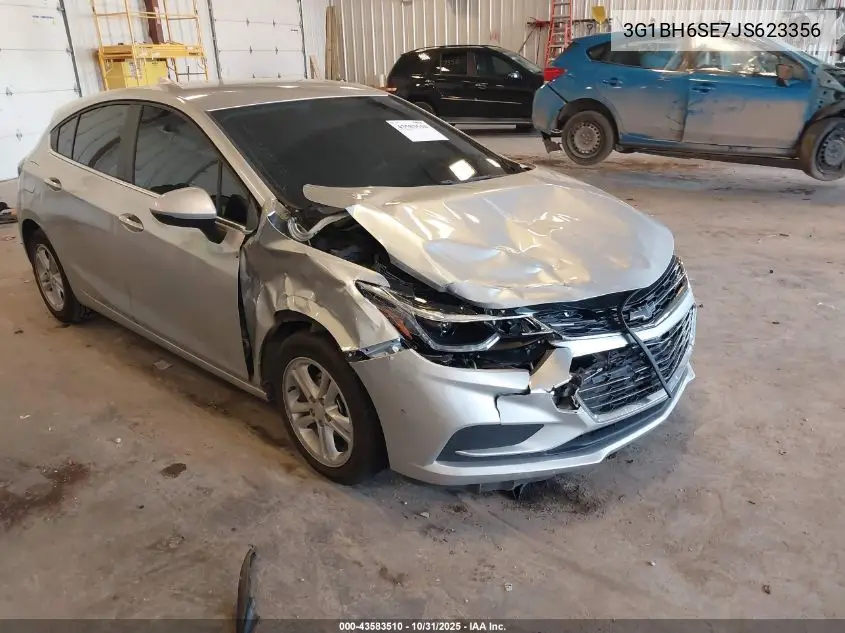 3G1BH6SE7JS623356 2018 Chevrolet Cruze Lt Auto