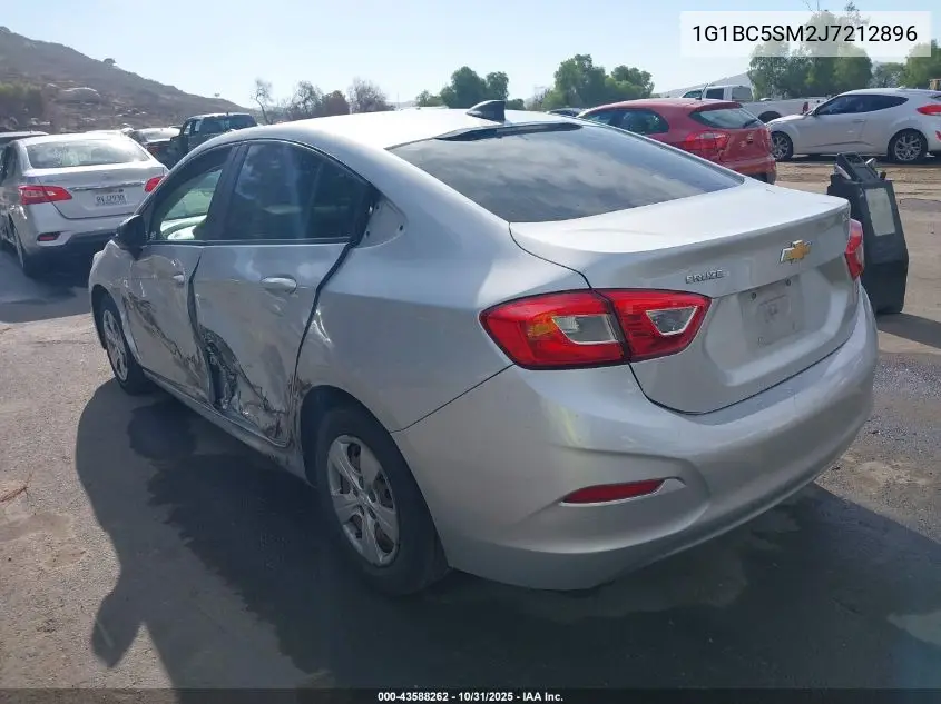 1G1BC5SM2J7212896 2018 Chevrolet Cruze Ls Auto