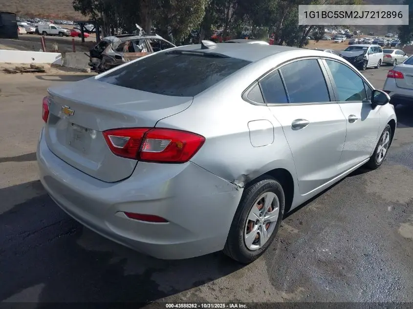 1G1BC5SM2J7212896 2018 Chevrolet Cruze Ls Auto