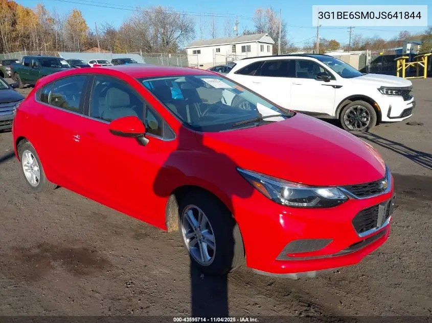3G1BE6SM0JS641844 2018 Chevrolet Cruze Lt Auto