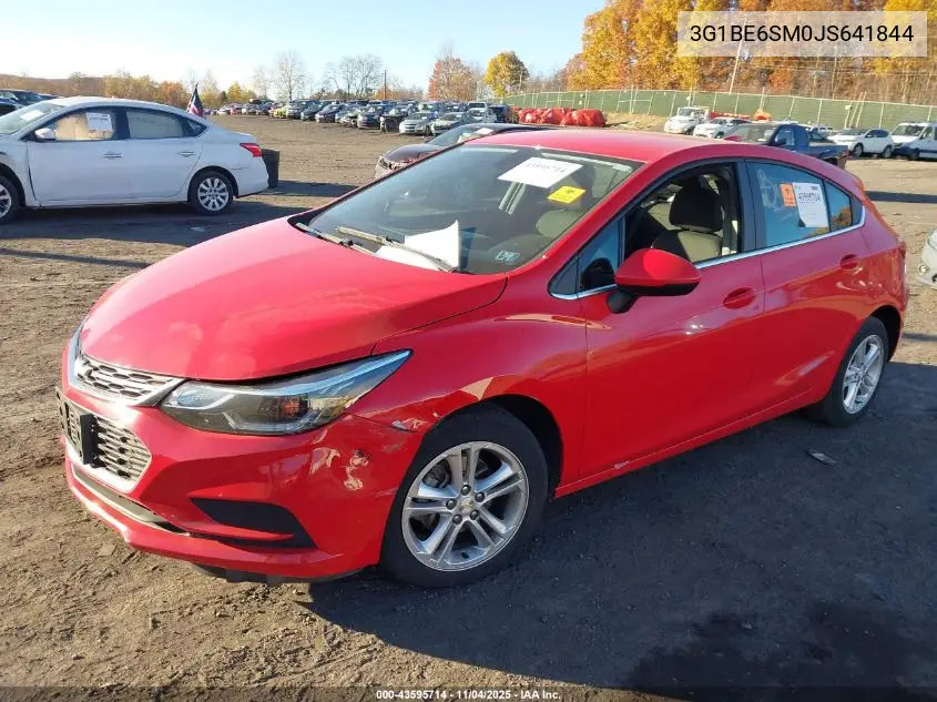 3G1BE6SM0JS641844 2018 Chevrolet Cruze Lt Auto