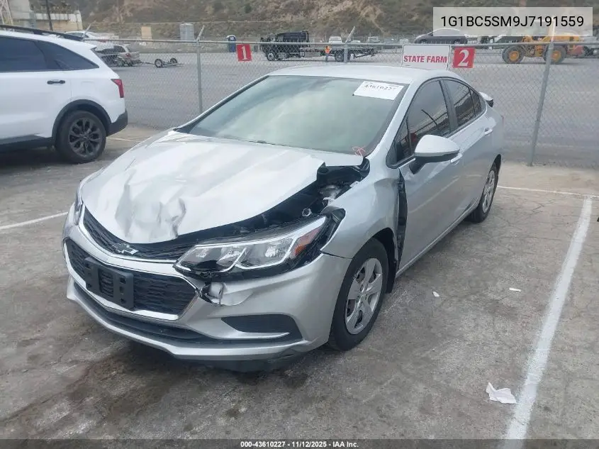 1G1BC5SM9J7191559 2018 Chevrolet Cruze Ls Auto