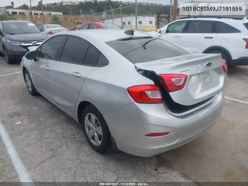 1G1BC5SM9J7191559 2018 Chevrolet Cruze Ls Auto