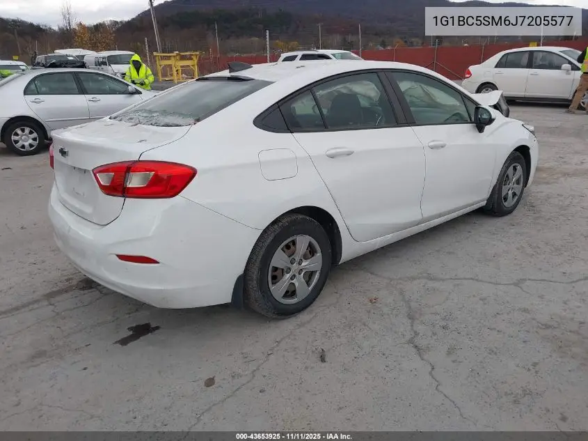 1G1BC5SM6J7205577 2018 Chevrolet Cruze Ls Auto