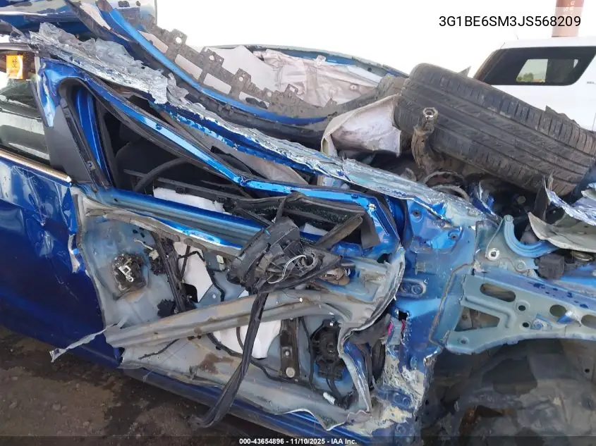 3G1BE6SM3JS568209 2018 Chevrolet Cruze Lt Auto