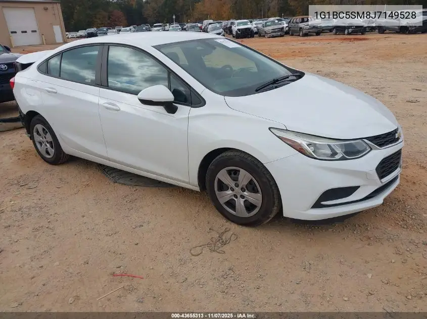 1G1BC5SM8J7149528 2018 Chevrolet Cruze Ls Auto
