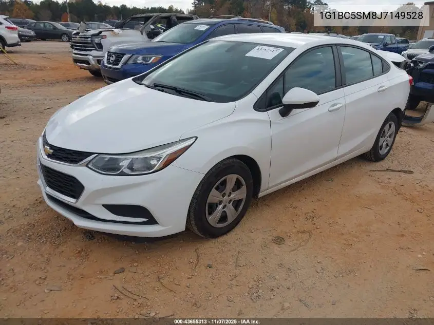 1G1BC5SM8J7149528 2018 Chevrolet Cruze Ls Auto