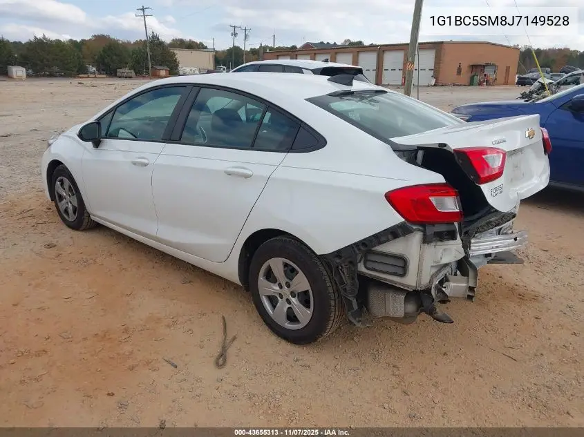 1G1BC5SM8J7149528 2018 Chevrolet Cruze Ls Auto
