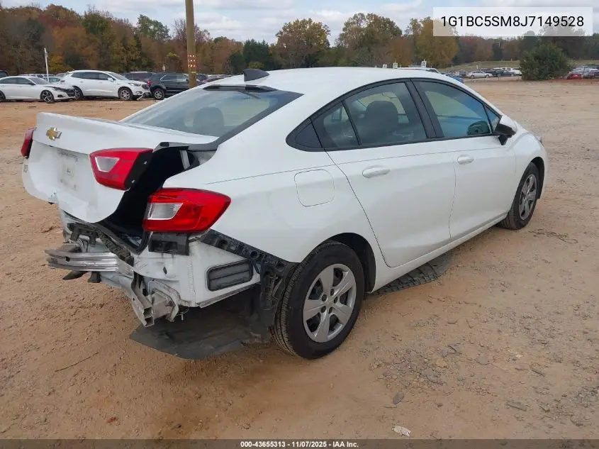 1G1BC5SM8J7149528 2018 Chevrolet Cruze Ls Auto