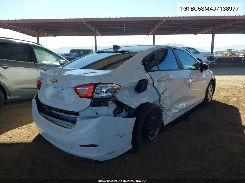 1G1BC5SM4J7138977 2018 Chevrolet Cruze Ls Auto